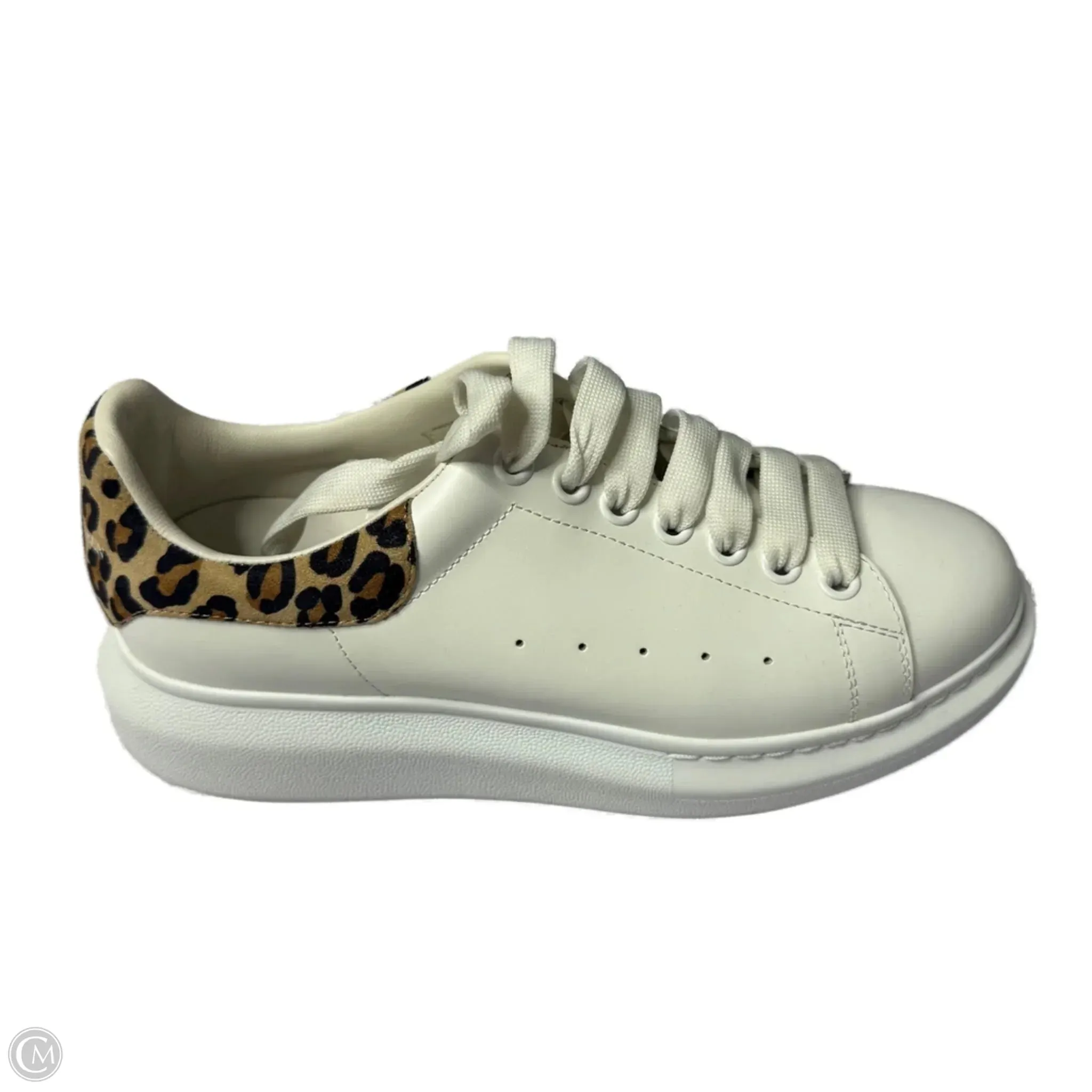 Shoes Luxury Designer By Alexander Mcqueen In White, Size: 9.5 Padded Comfort Cold Weather