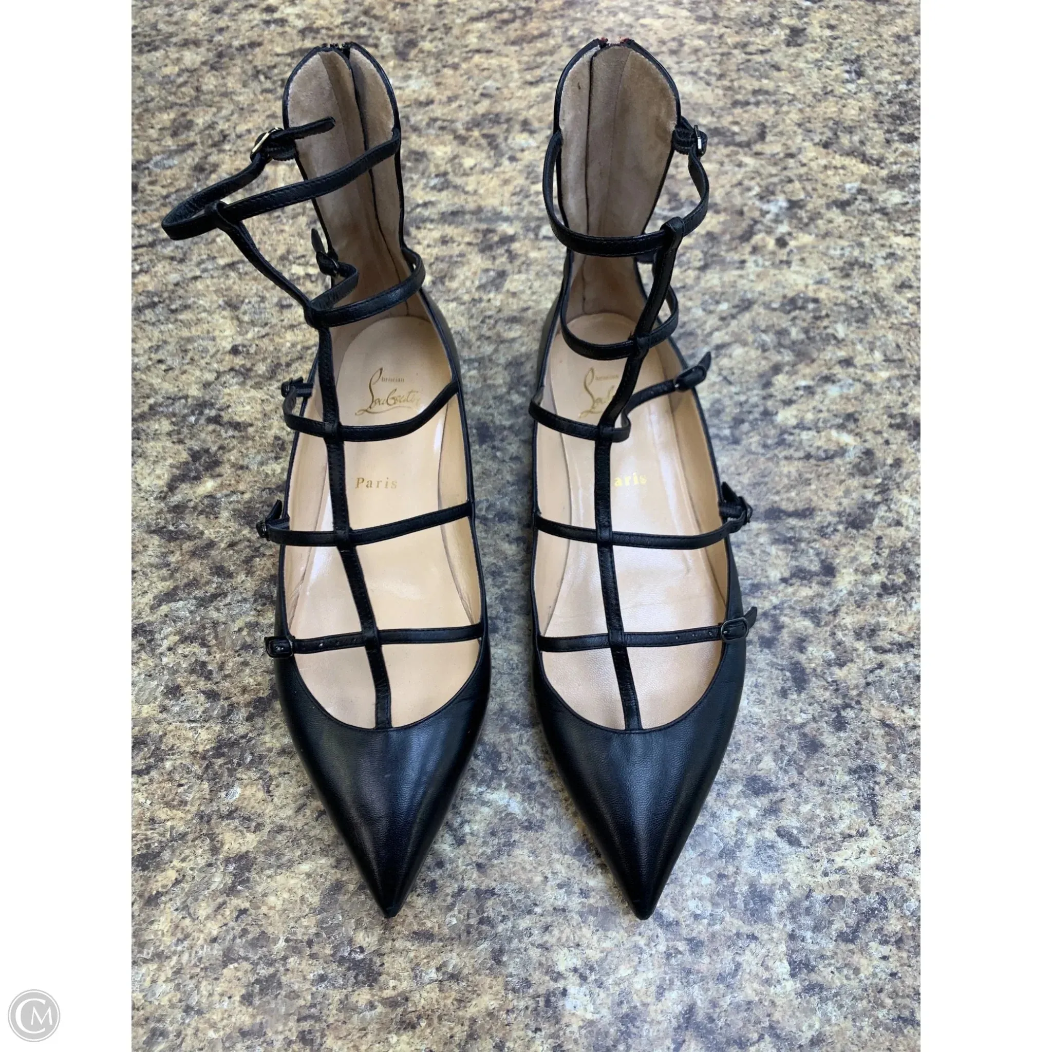 Shoes Luxury Designer By Christian Louboutin In Black, Size: 10 Trend Glow Non Slip Wellness Seekers