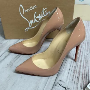 Low Arch Shoes Luxury Designer By Christian Louboutin In Tan, Size:35.5