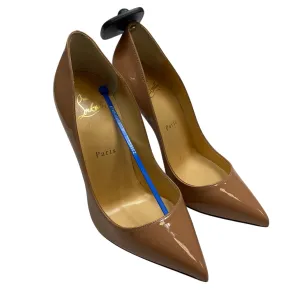 Slip On Shoes Luxury Designer By Christian Louboutin In Tan, Size:6.5