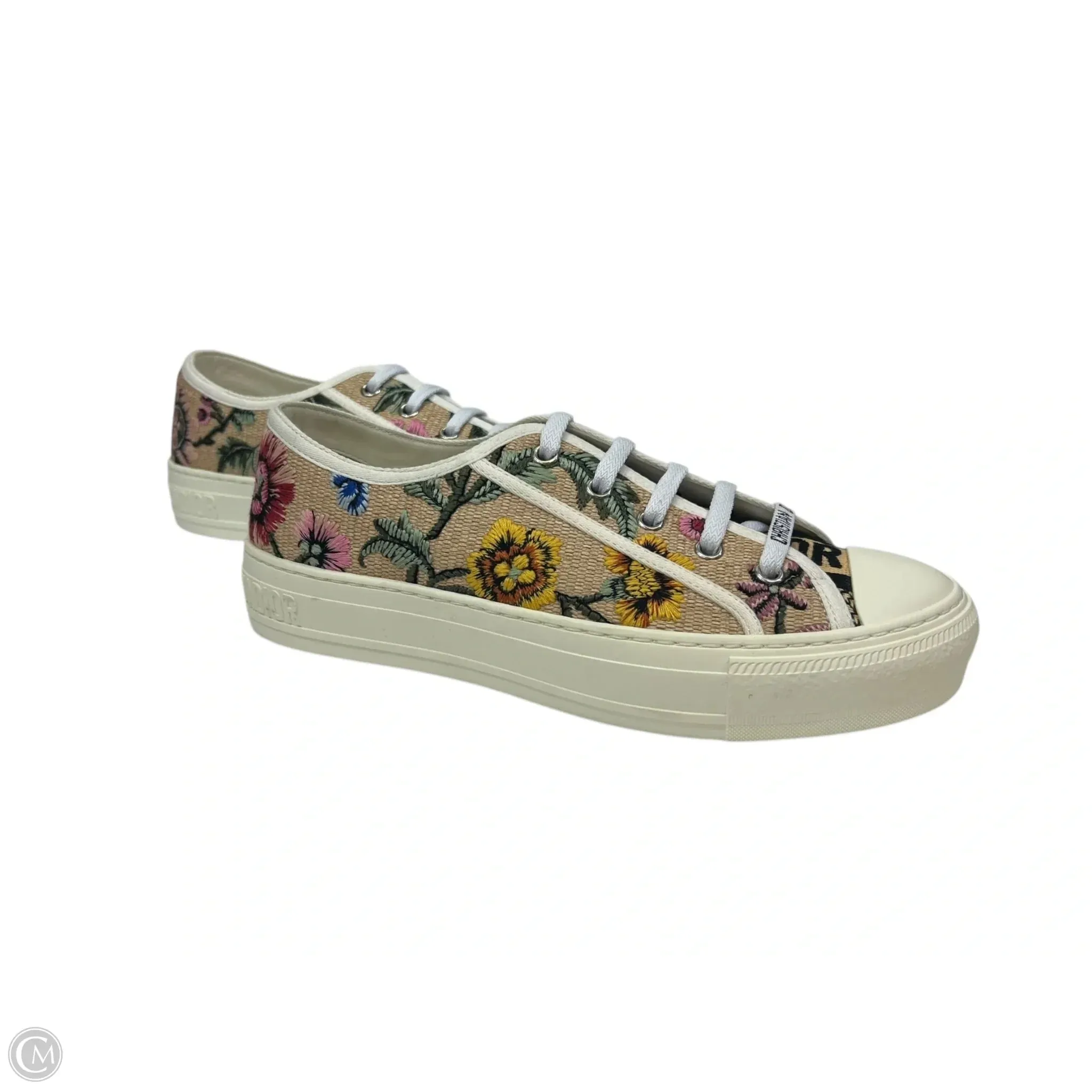 Storm Guard Thermal Insulation Shoes Luxury Designer By Dior In Floral Print, Size: 7