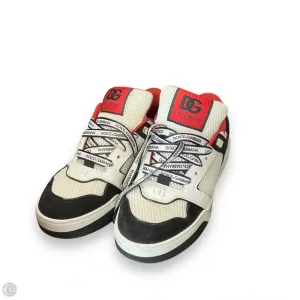 Shoes Luxury Designer By Dolce And Gabbana In Black & Red, Size: 10 Strong Step Compression Molded Midsole