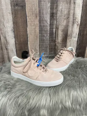 Urban Sleek Sky Light Shoes Luxury Designer By Ferragamo In Pink, Size: 9