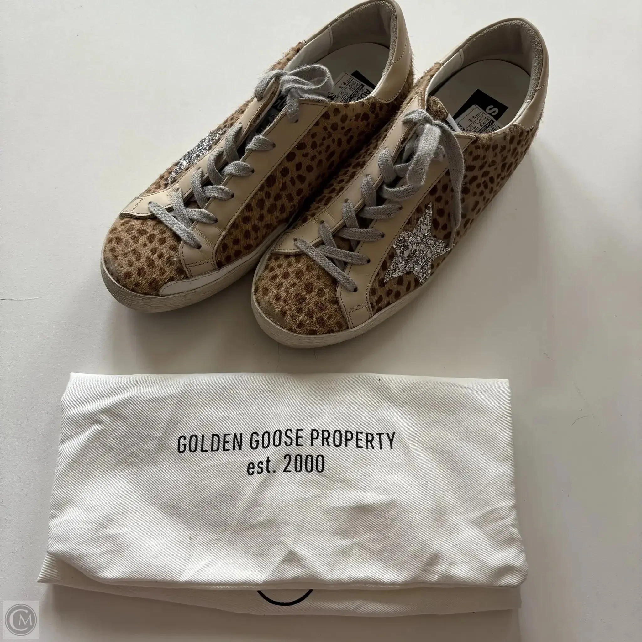 Shoes Luxury Designer By Golden Goose In Animal Print, Size: 9.5 Multidirectional Traction Grip