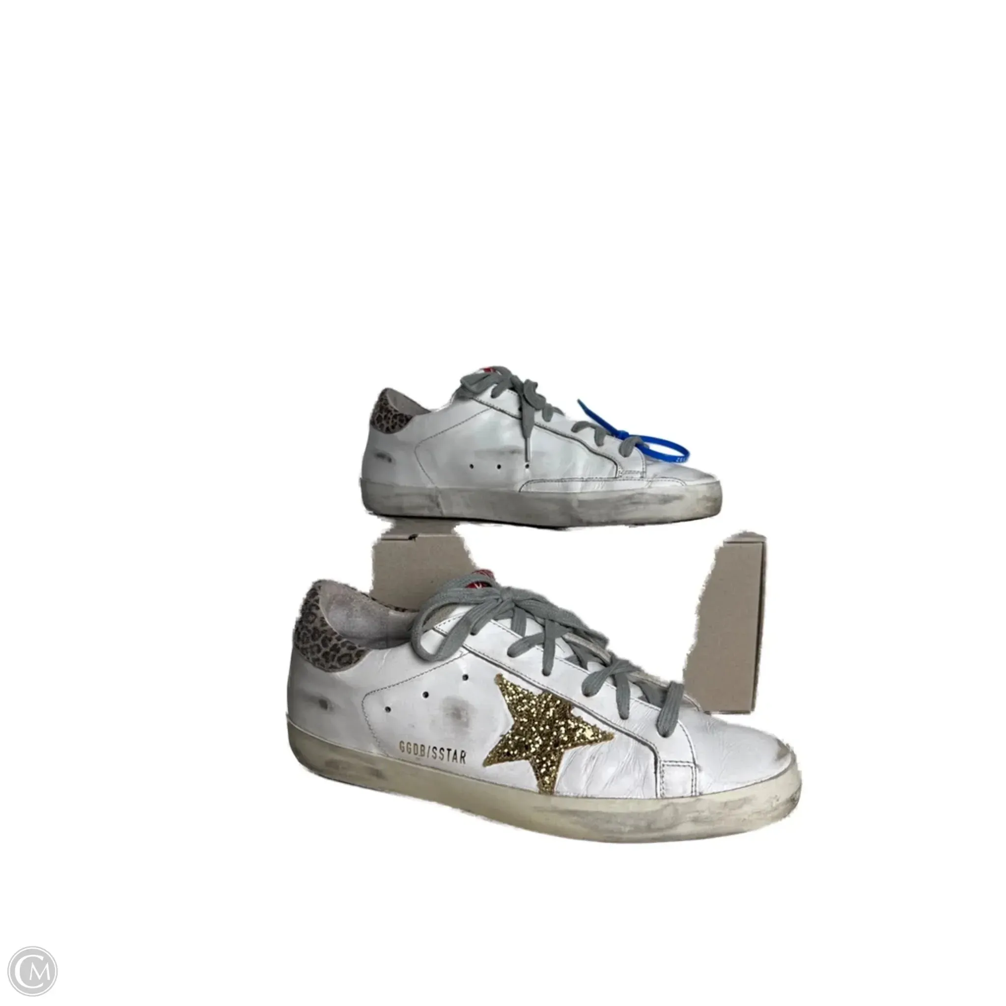 Work Base Shoes Luxury Designer By Golden Goose In White, Size: 9