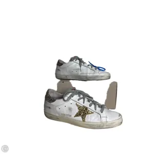 Work Base Shoes Luxury Designer By Golden Goose In White, Size: 9