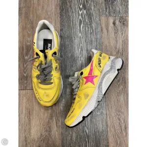 Shoes Luxury Designer By Golden Goose In Yellow, Size: 6/36 Low Top