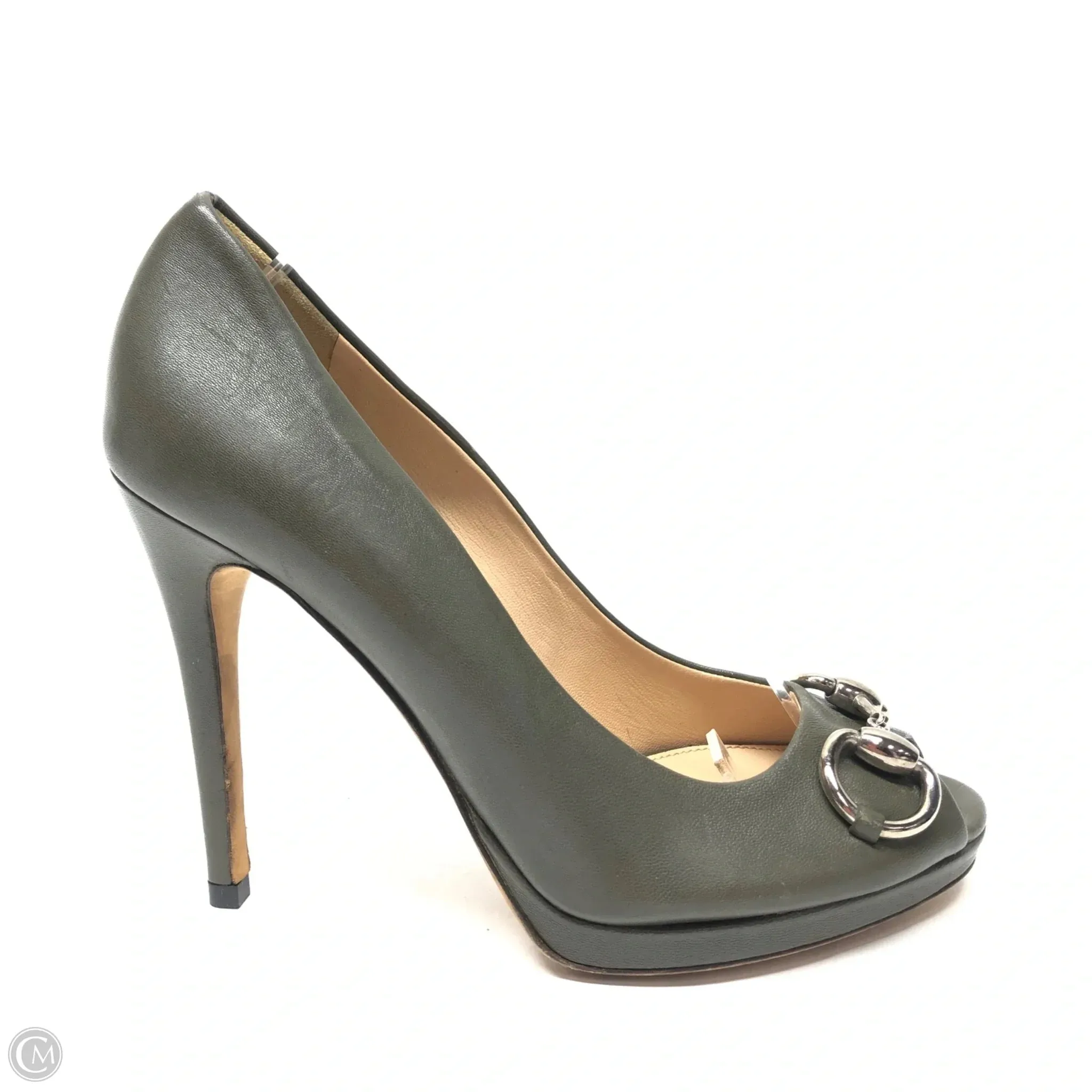 Shoes Luxury Designer By Gucci In Green, Size: 5 Trend Glow