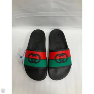 Shoes Luxury Designer By Gucci In Multi-colored, Size: 6 Action Fast Ankle Support