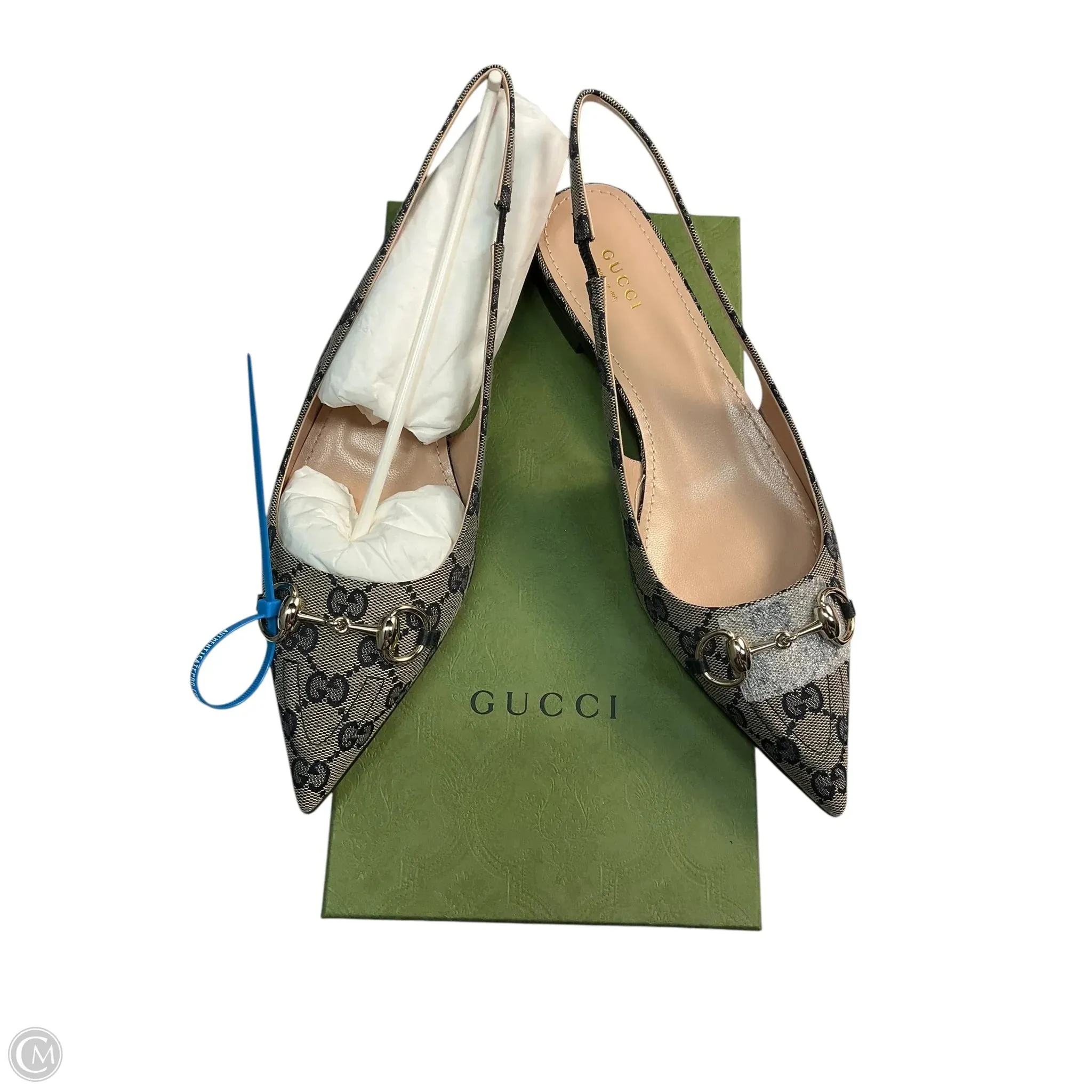 Shoes Luxury Designer By Gucci In Navy, Size: 10 Torsional Stability Frame Resort Mood