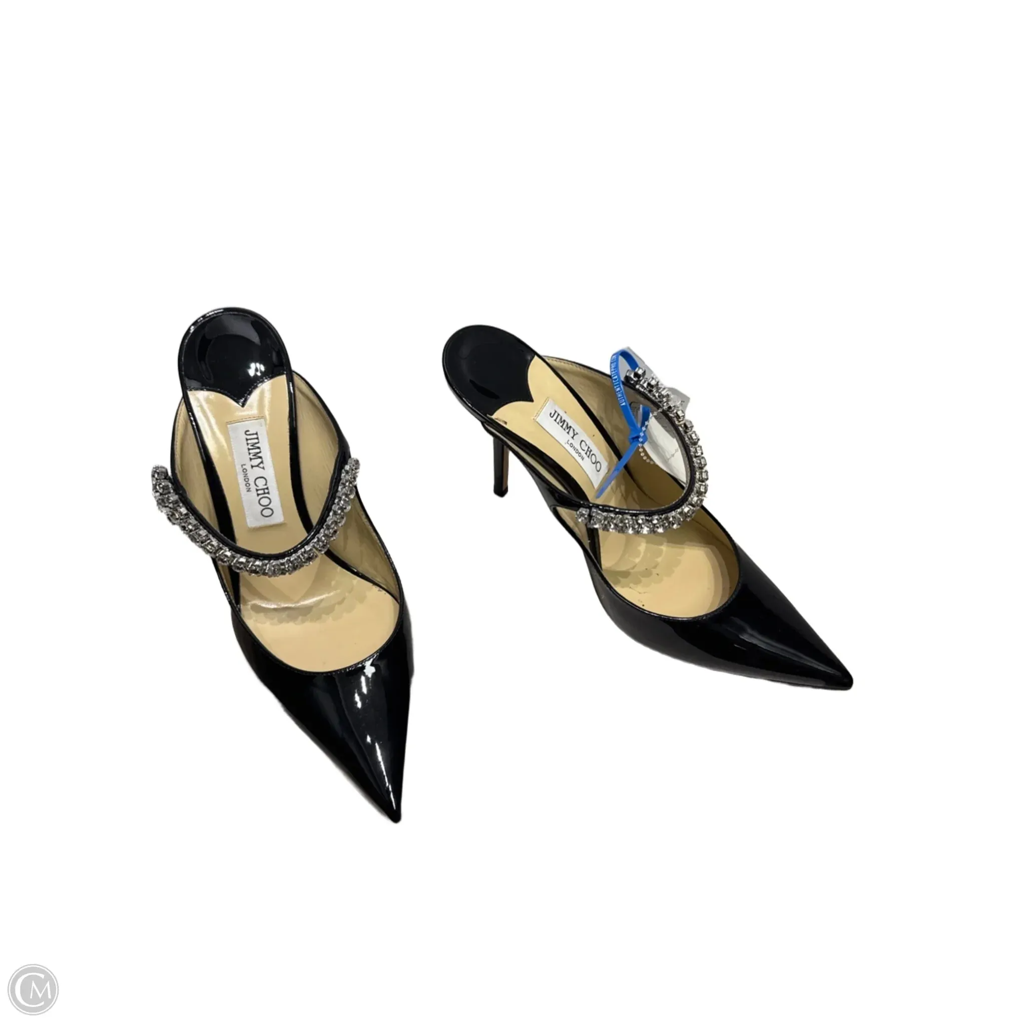 Mom Safe Shoes Luxury Designer By Jimmy Choo In Black, Size: 9