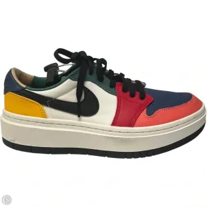 spring fresh Mid Top Shoes Luxury Designer By Jordan In Multi-colored, Size: 9.5