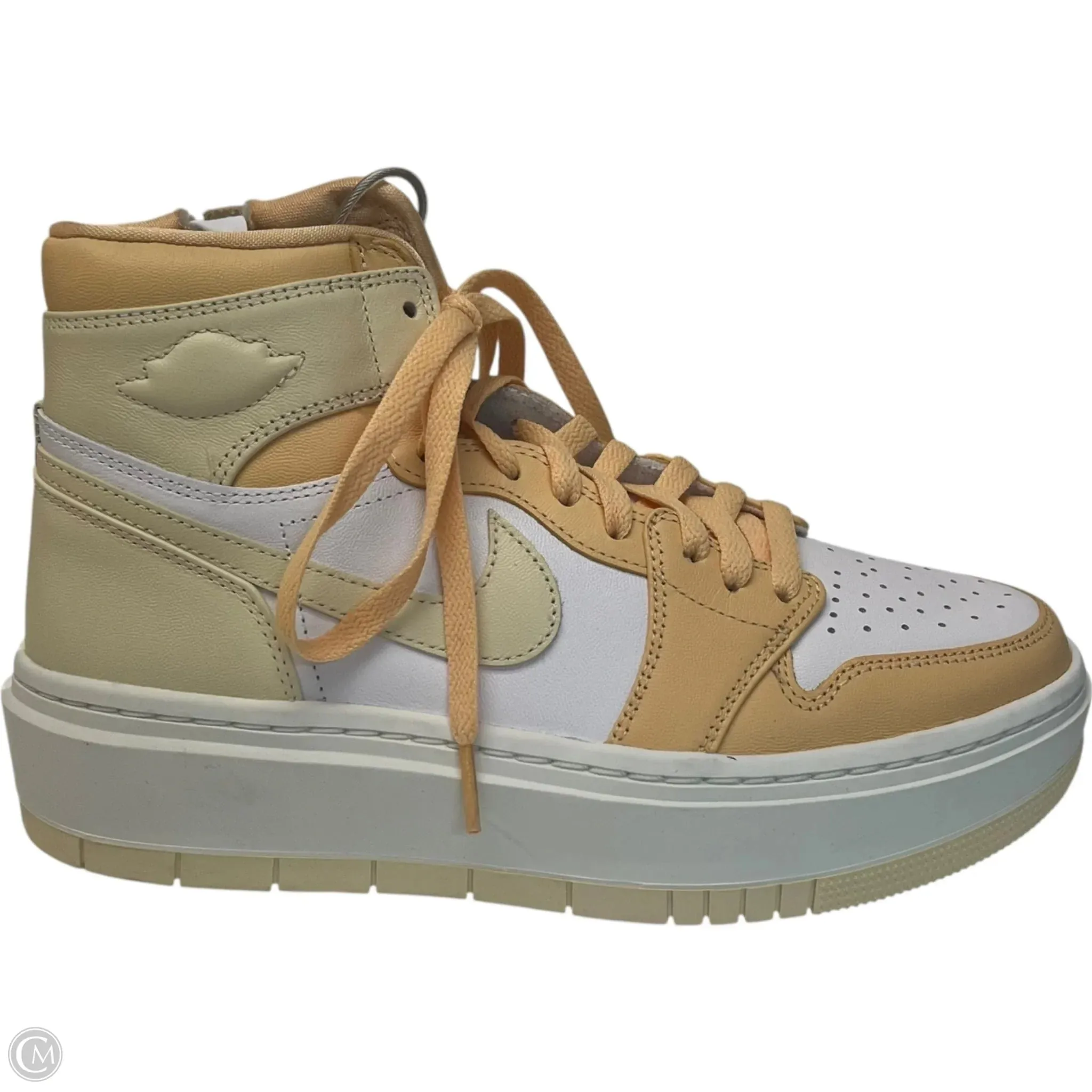 Shoes Luxury Designer By Jordan In Peach, Size: 9 Heat Free Night Glow