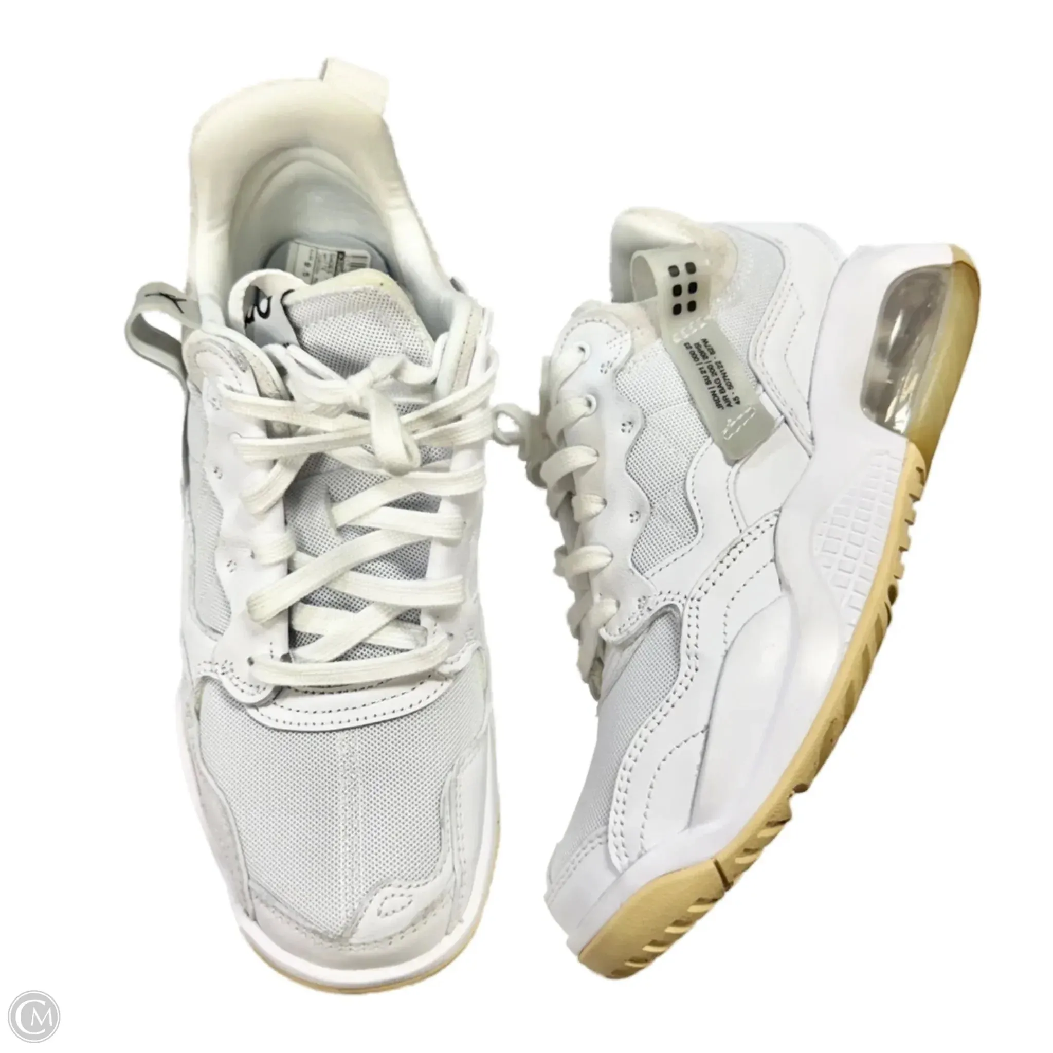 Star Edge Stitch Free Construction Shoes Luxury Designer By Jordan In White, Size: 9.5