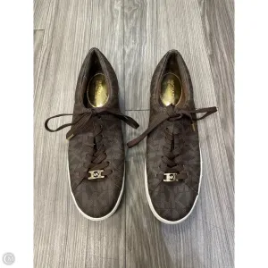 Ice Grip Color Play Shoes Luxury Designer By Michael By Michael Kors In Brown, Size: 8.5