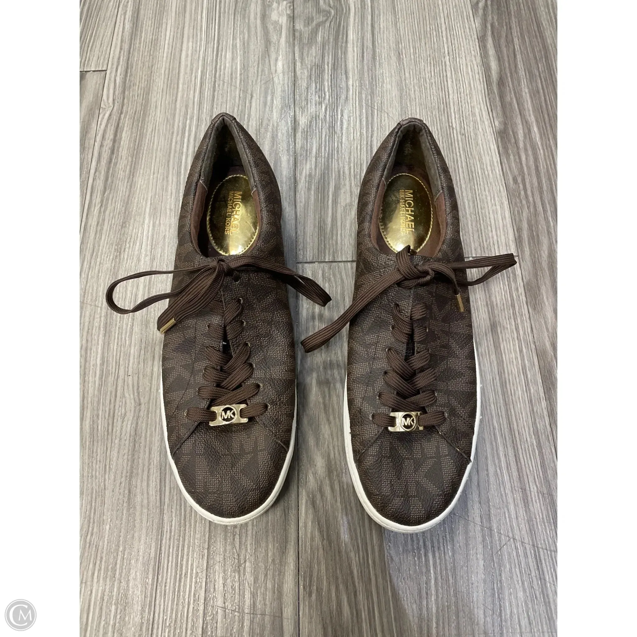 Ice Grip Color Play Shoes Luxury Designer By Michael By Michael Kors In Brown, Size: 8.5