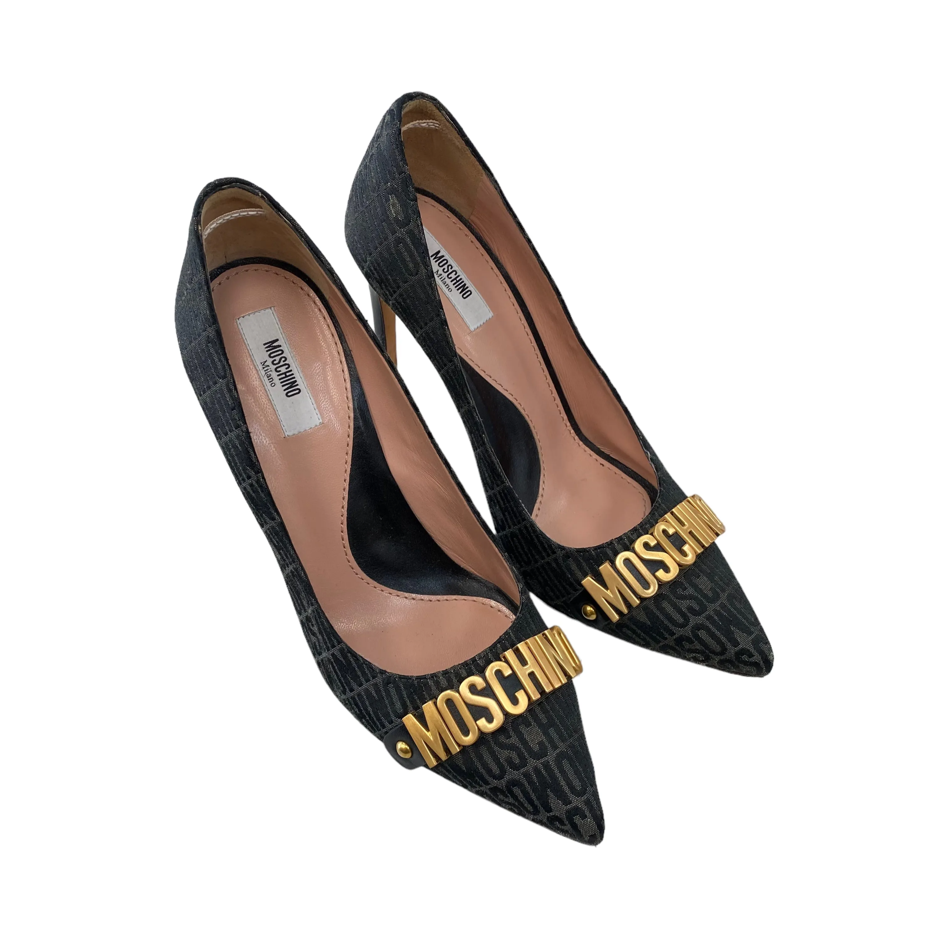 Carry Easy Shoes Luxury Designer By Moschino  Size: 7.5