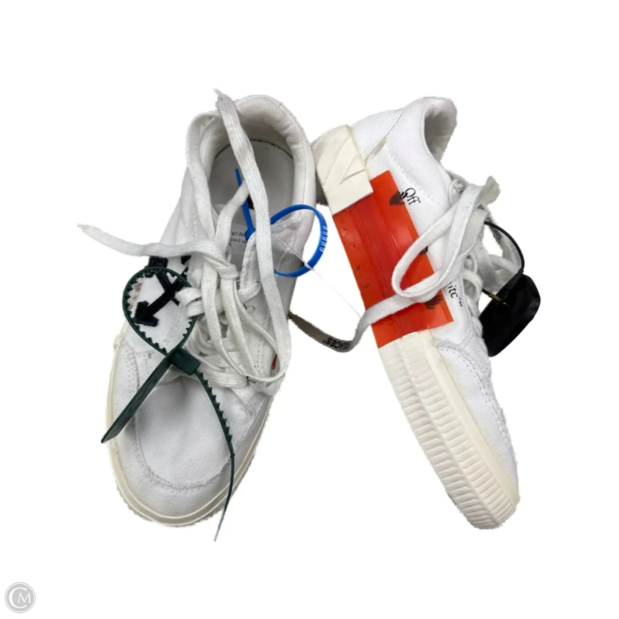 Shoes Luxury Designer By Off-white In Black & White, Size: 7 Abrasion Resistant Outsole