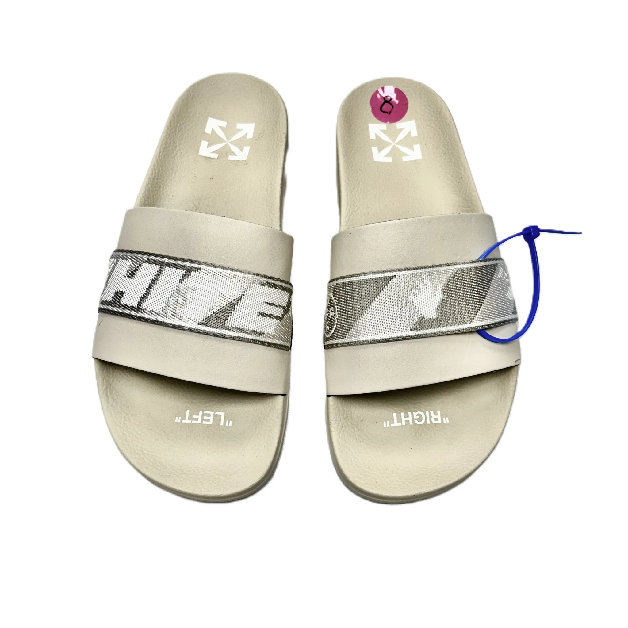 Shoes Luxury Designer By Off White In Cream, Size: 8 Wide Base Stabilization Dad Pick