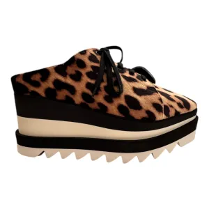 Shoes Luxury Designer By Stella Mccartney In Animal Print, Size:35  (5.5) Light Run