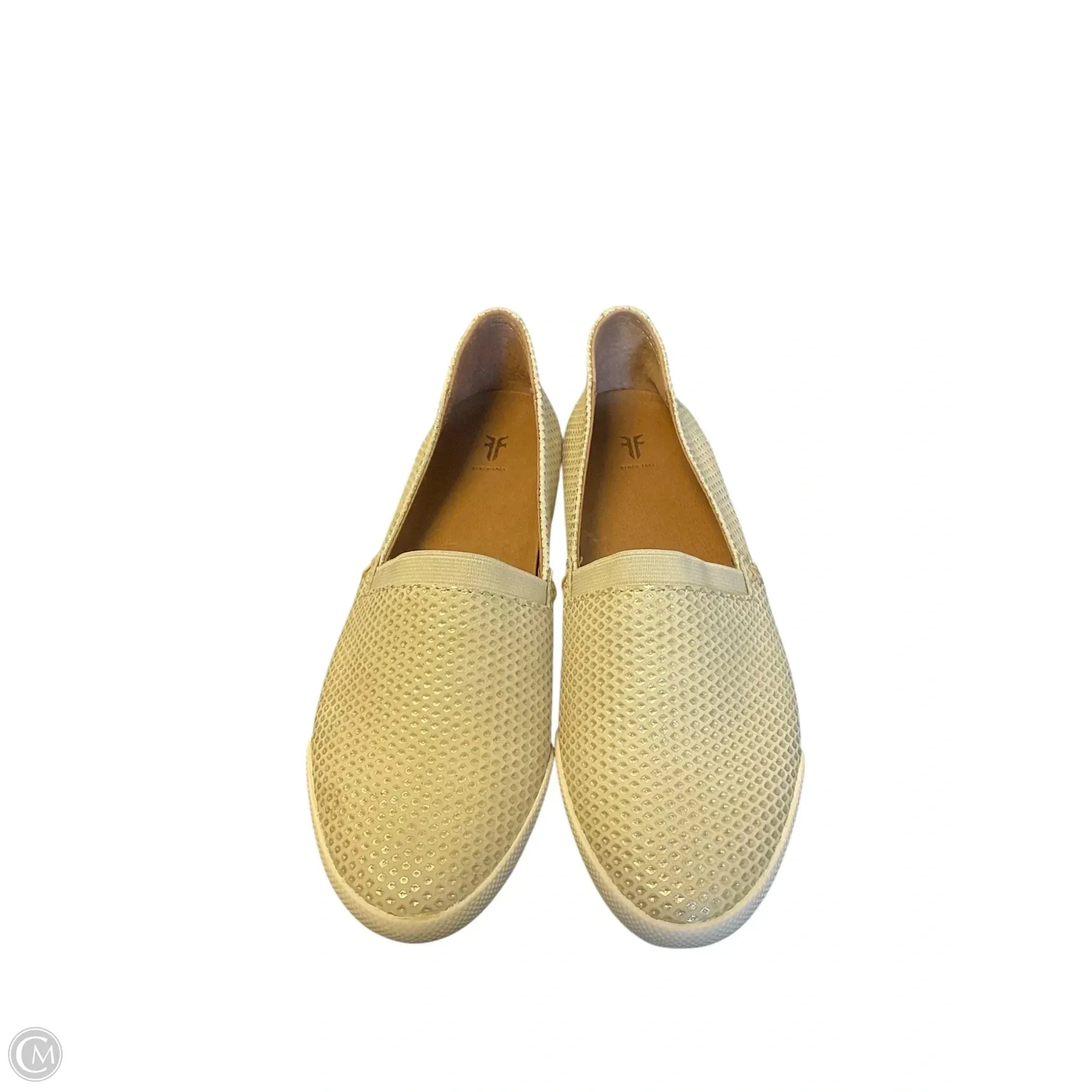 Shoes Designer By Frye In Tan, Size: 6 Shock Diffusing Plate Flexibility Feature