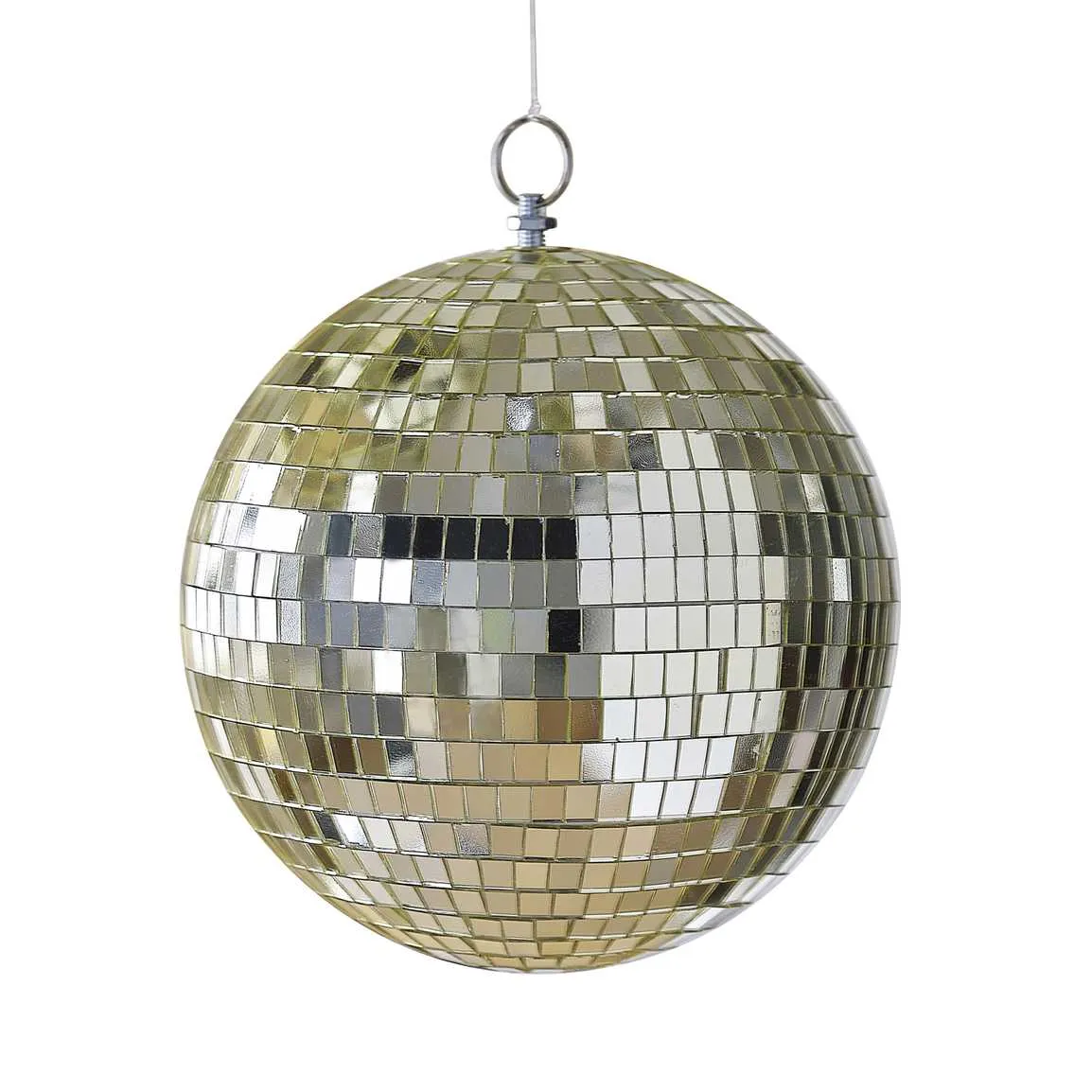 Silver Mirror Disco Ball Hanging Decoration (20cm/30cm)