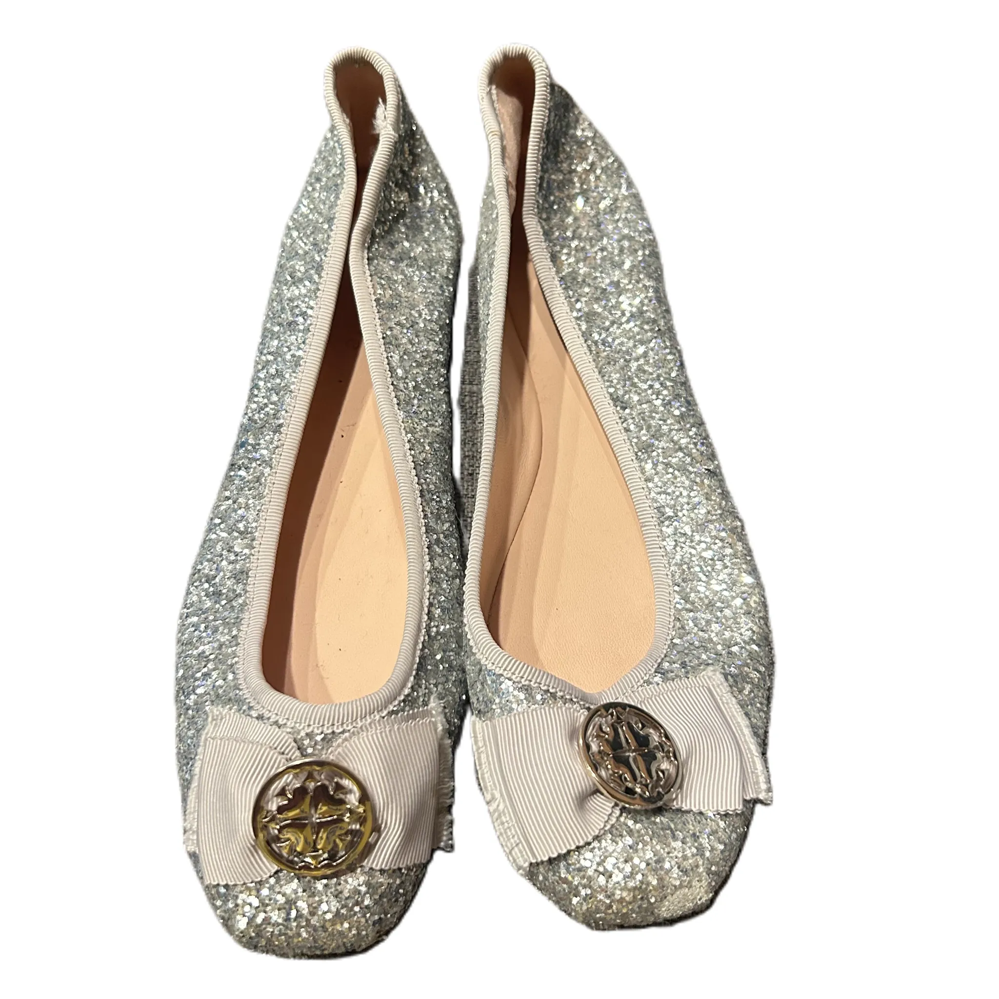 Silver Shoes Designer By Kate Spade, Size: 7 Odor Control Technology Wide Toe Box Option