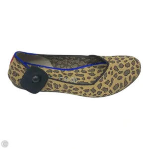 Shock Absorption Midsole Adjustable Shoes Designer By Rothys In Animal Print, Size: 9