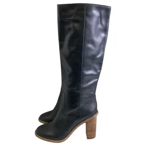 Grippy Outsole Mountain Hike BOOTS KNEE HEELS by MADEWELL In BLACK, Size: 8.5