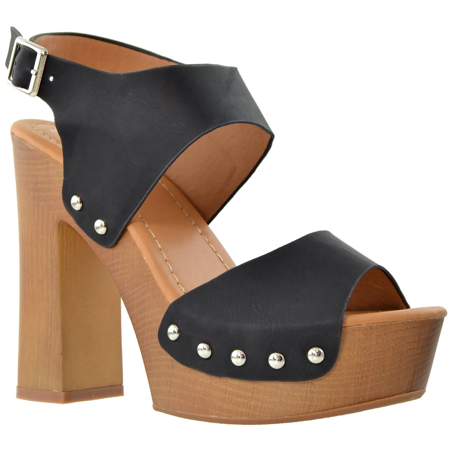 Slingback High Heel Platform Sandal