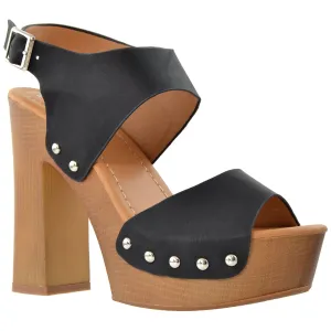Slingback High Heel Platform Sandal