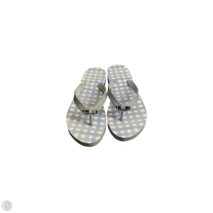 ventilation channels Sandals Designer By Coach In Blue, Size: 7