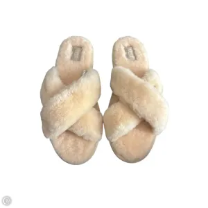 Cushioned Base Busy Professionals Quick Drying Weekend Errands Slippers Designer By Ugg In Cream