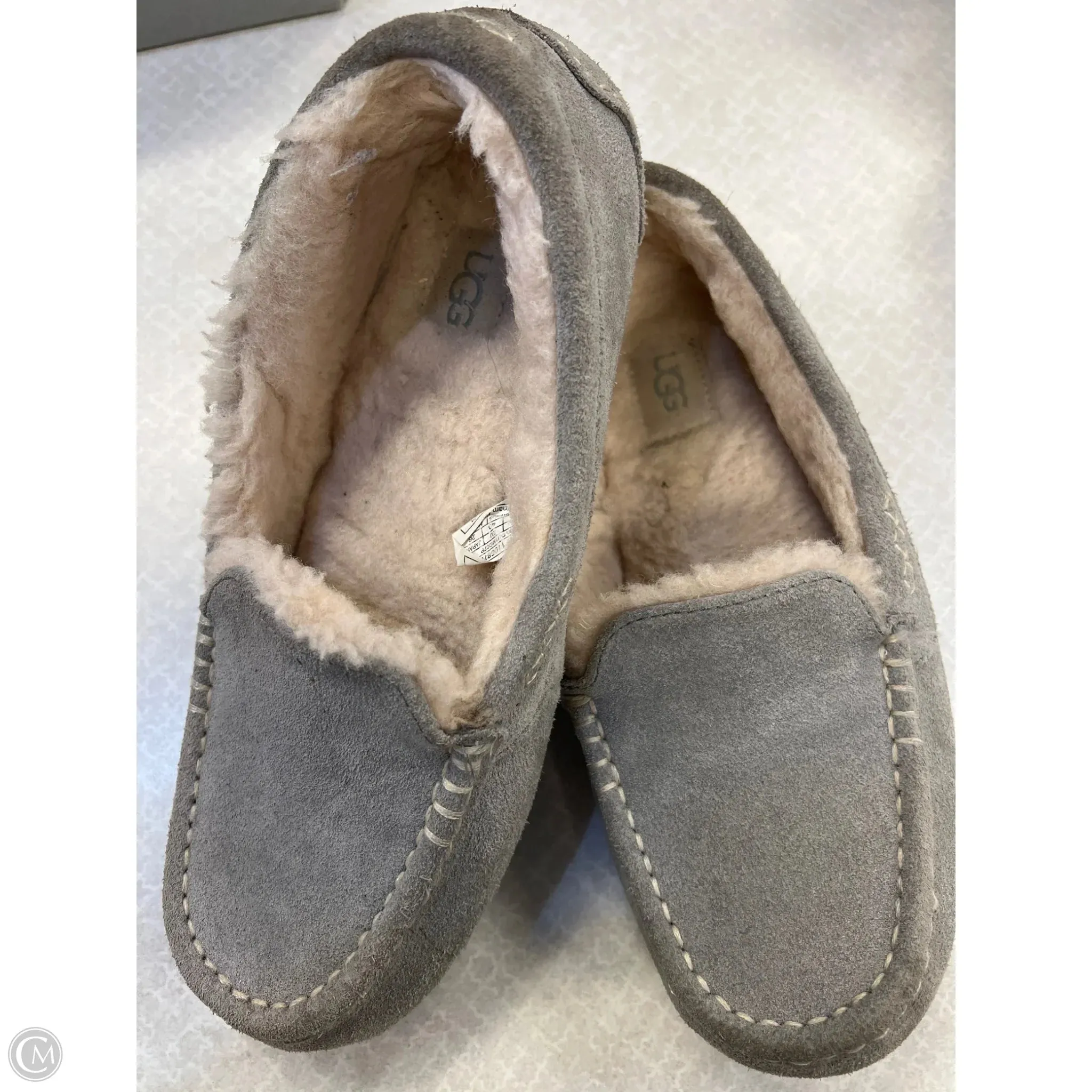 Slippers Designer By Ugg In Grey Youth Fresh