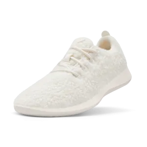 Smallbirds Wool Runners - Big Kids - Natural White Fluffs (Natural White Sole)