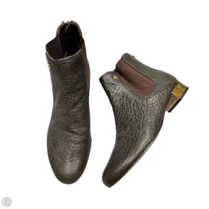 Boots Designer By Tory Burch In Brown, Size: 9 Dust Free