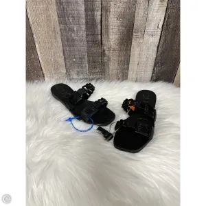 Snow Ride Sandals Luxury Designer By Gucci In Black, Size: