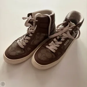 Boots Designer By Coach In Brown, Size: 7 Ventilated Mesh Cold Weather Anti Odor Busy Professionals