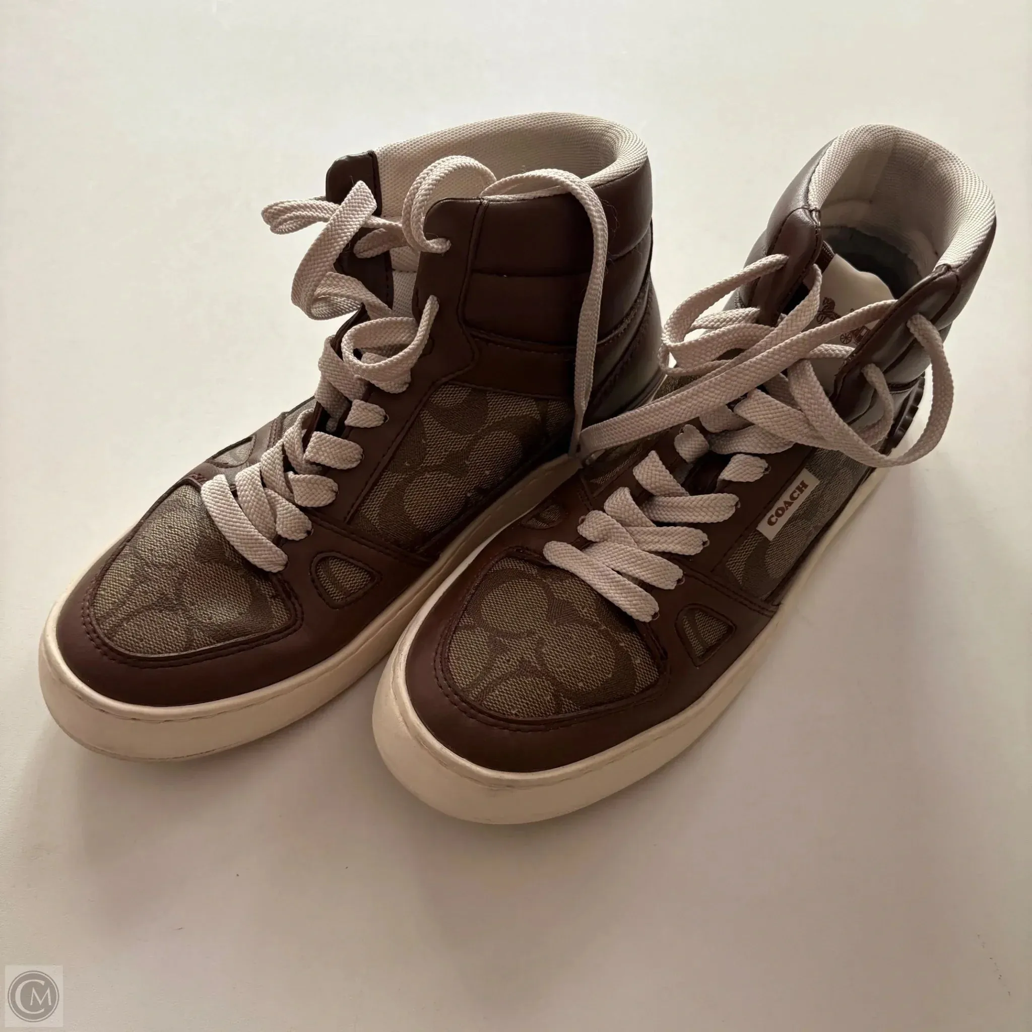 Boots Designer By Coach In Brown, Size: 7 Ventilated Mesh Cold Weather Anti Odor Busy Professionals