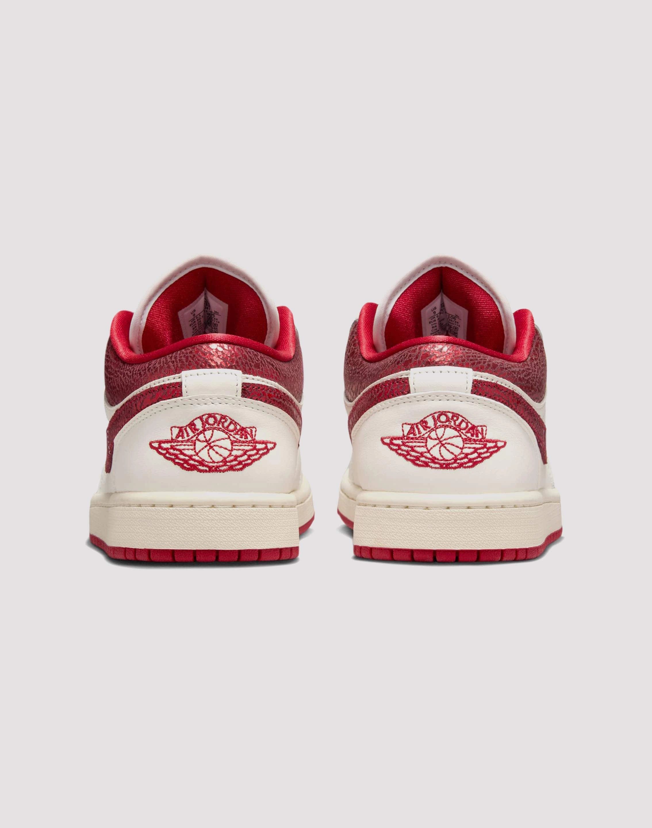 Jordan 1 Low SE "Sail/Varsity Red/Team Red" Bunion Friendly Structure Park Step