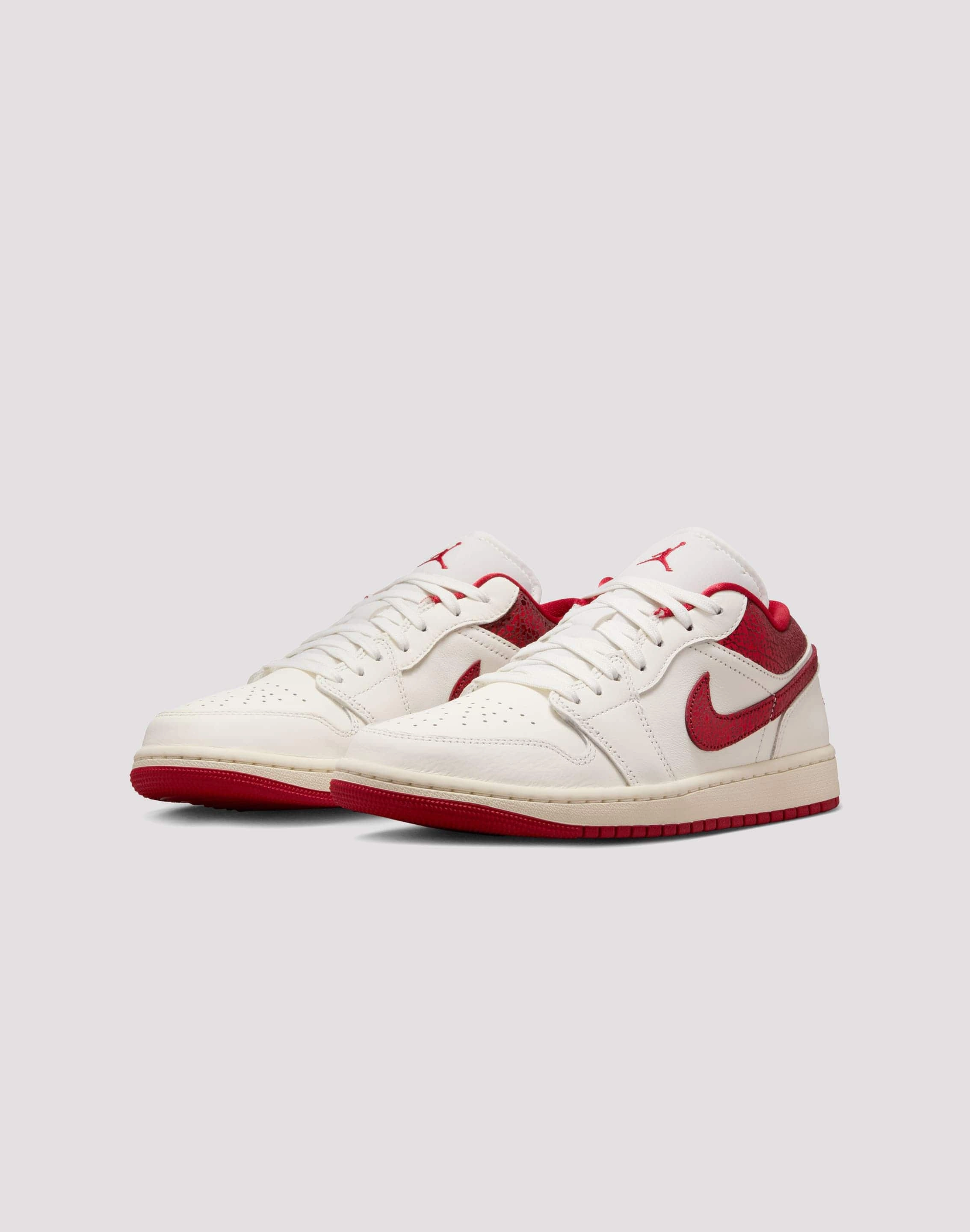 Jordan 1 Low SE "Sail/Varsity Red/Team Red" Power Flow Skin Fresh