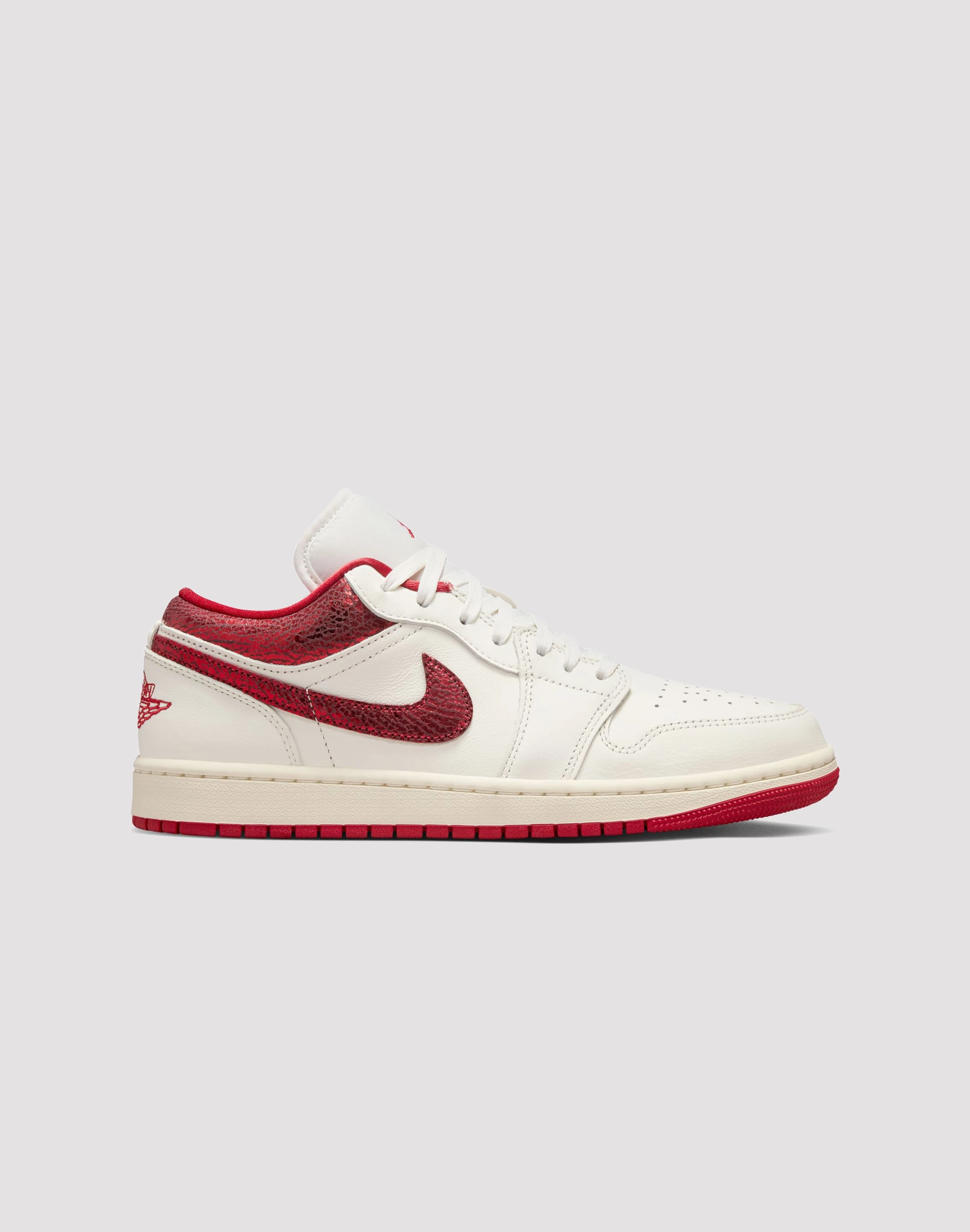 Jordan 1 Low SE "Sail/Varsity Red/Team Red" Shock Absorbing Midsole