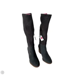 MoistureWicking High Traction Trail Runner Boots Knee Heels By Blondo In Grey, Size: 7