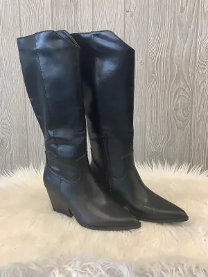 Everyday Walk Boots Knee Heels By Indigo Rd In Black, Size: 8.5