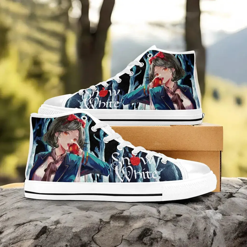 Snow White and the Seven Dwarfs Shoes High Top Sneakers for Kids and Adults