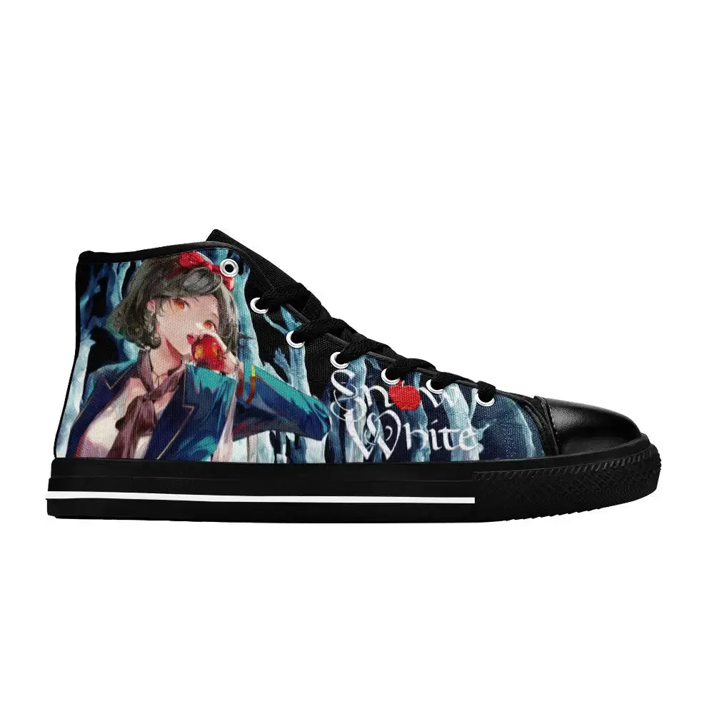 Snow White and the Seven Dwarfs Shoes High Top Sneakers for Kids and Adults