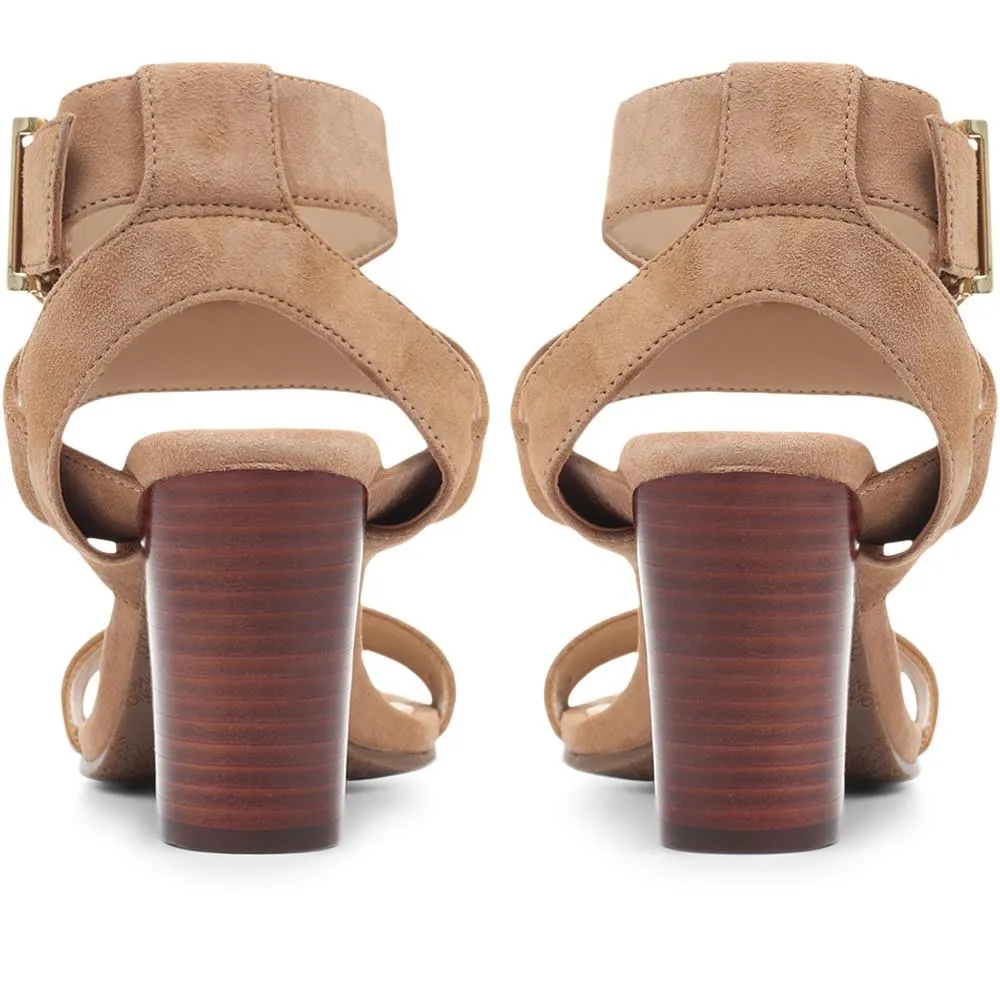 Sofia Suede Heeled Sandals - VION31501 / 318 646