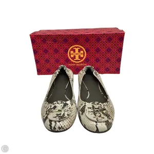 Airflow Ventilation Ultra Light Hiking Trails Shoes Designer By Tory Burch In Snakeskin Print, Size: 6