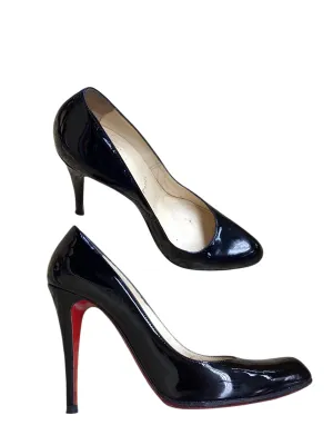 synthetic leather Shoes Luxury Designer By Christian Louboutin In Black