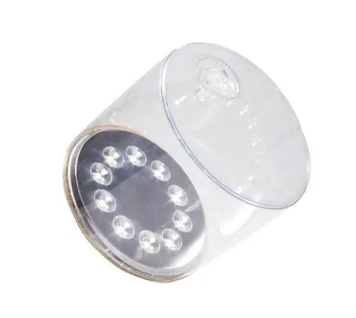 Solar-Powered Inflatable Light with Clear Finish - Waterproof